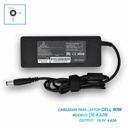 Cargador De Punta Cuadrada Tipo Usb Para Laptop Compatible Con Lenovo