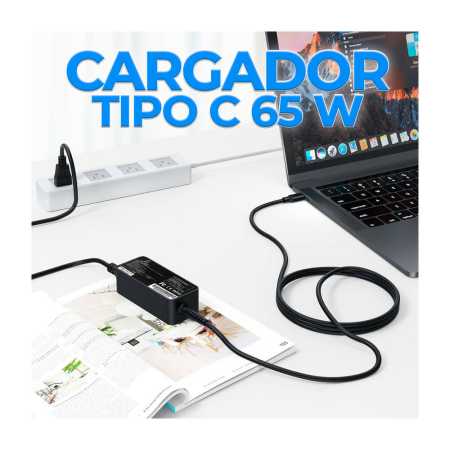 Cargador Universal Type C 65W
