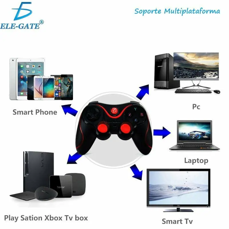 Gamepad, Joystick, Mando Bluetooth Con Sujetador Para Celular – HandsUp