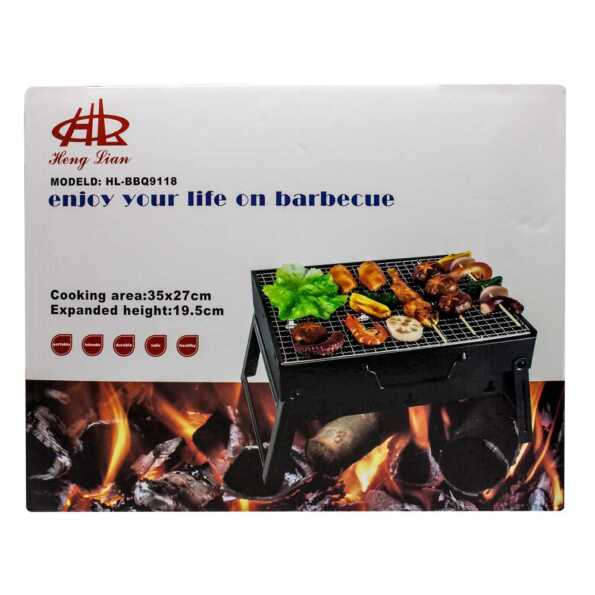 Parilla Barbecue Asador Electrico Portatil Carne P