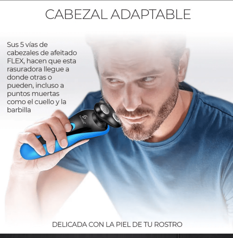 Máquina Afeitar Barba Eléctrica 3 En 1 Recargable – Joinet