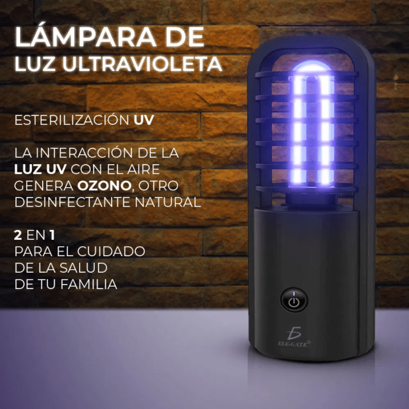 lámpara esterilizadora uv ultravioleta