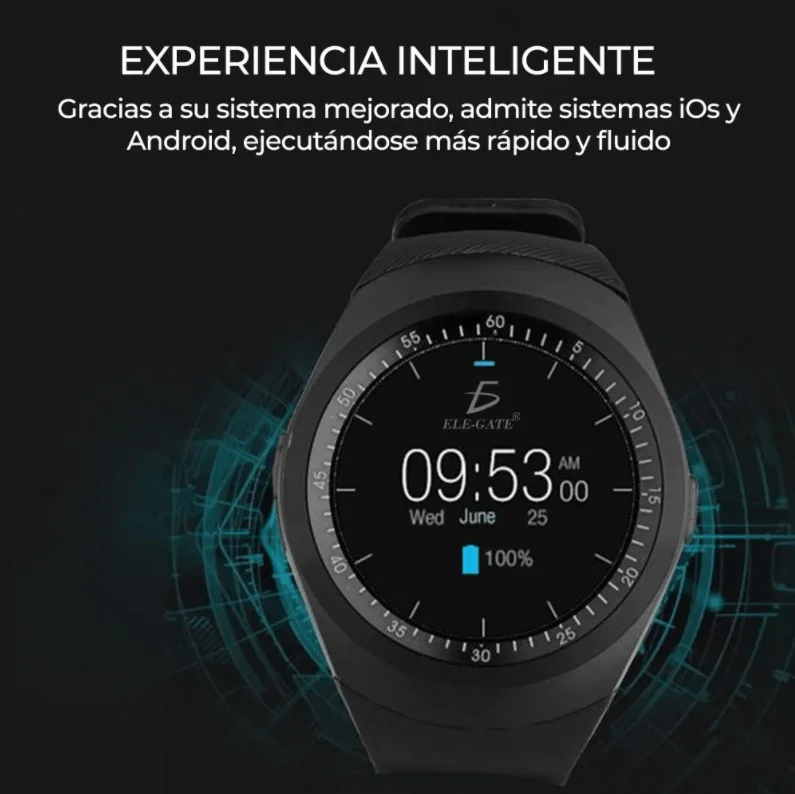 Smartwatch Y1 Cámara Inteligente Android