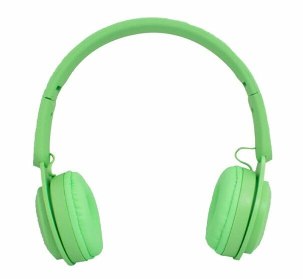 Audífonos de diadema bluetooth verde