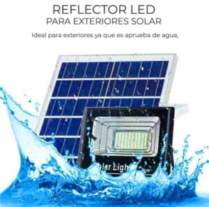 Reflector led 25w con panel solar