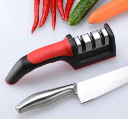  Afilador de cuchillos para el hogar, afilador rápido