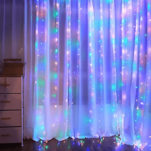 serie de cortina azul