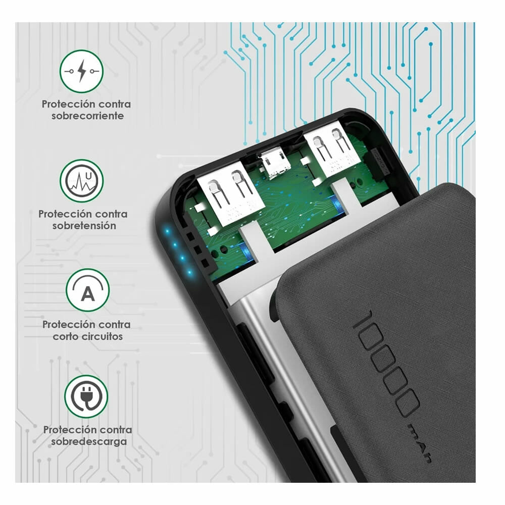 Power bank batería portátil 1hora 10000mah, variedad de colores / gar094 –  Joinet