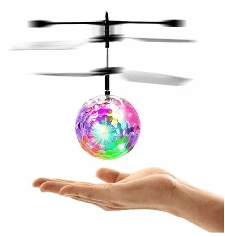 Dron helicóptero en forma de bola