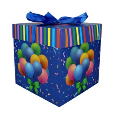 Caja de regalo feliz cumpleaños variedad de diseños a-389 / R652 – Joinet