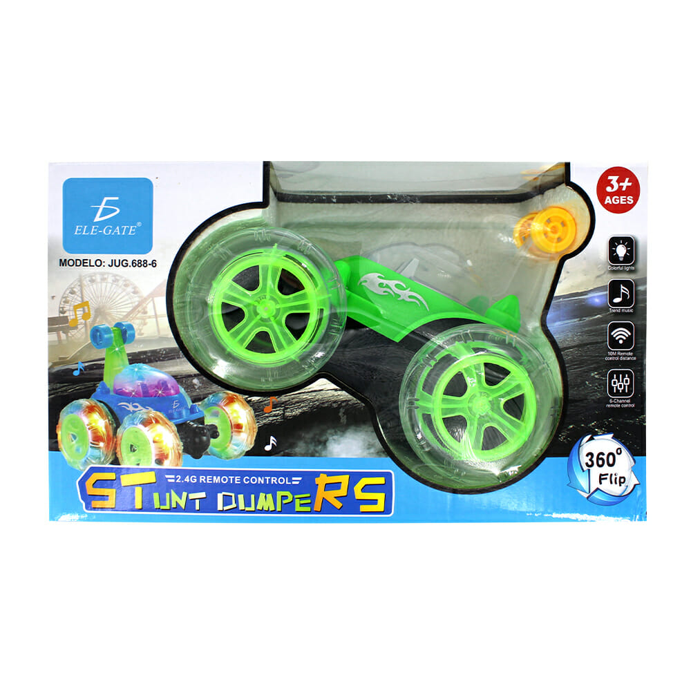 Carro giratório de 360 ​​graus, sistema de energia poderoso super longa  duração iluminação LED RC carro de brinquedo acrobacias extravagantes para  exterior para meninos(vermelho) : : Brinquedos e Jogos