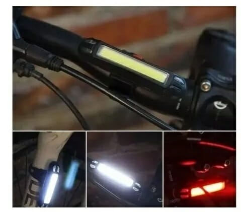 Luz recargable de seguridad para bicicleta
