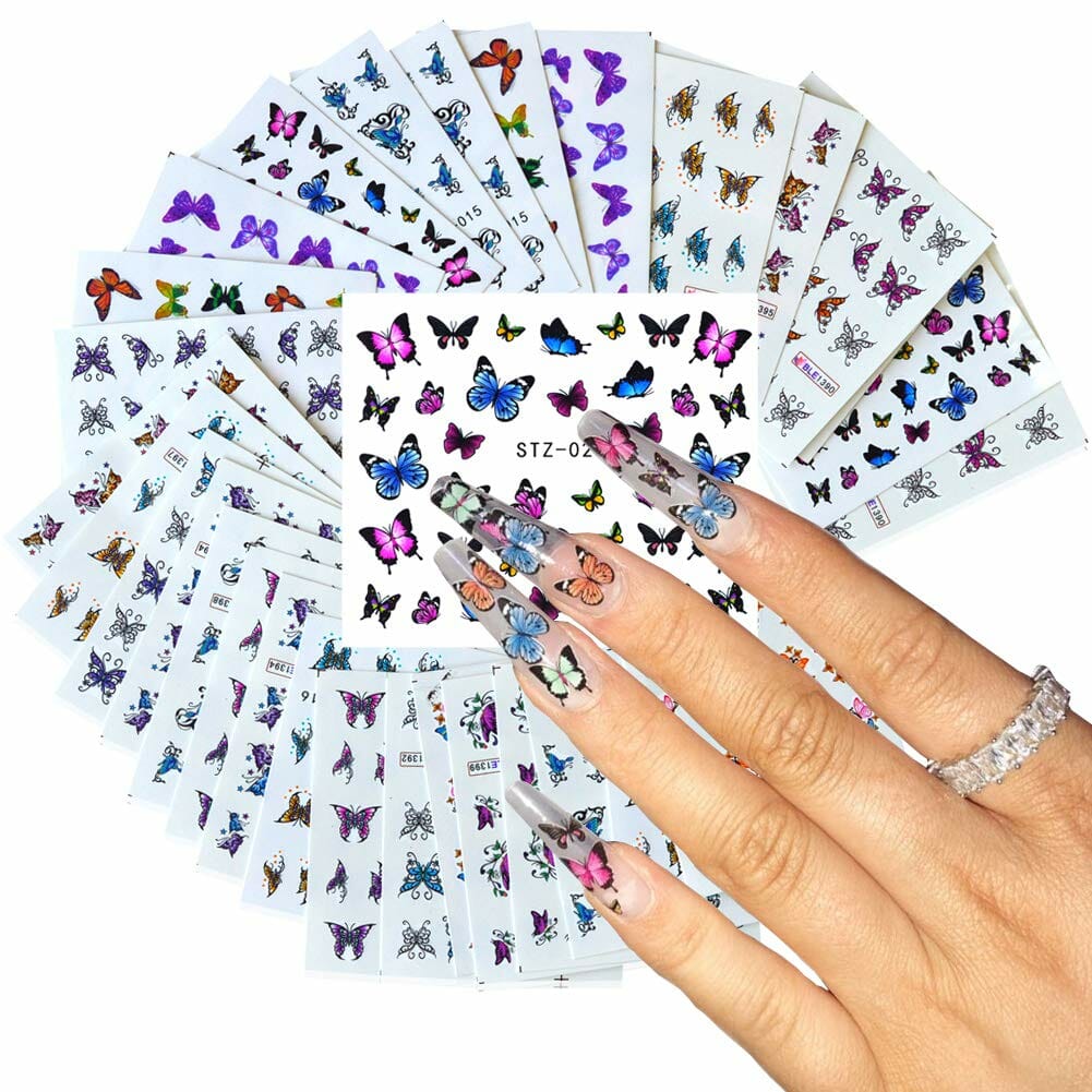 planilla de stickers para uñas