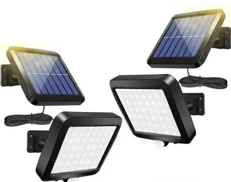 Lámpara solar wanergy para exterior con sensor