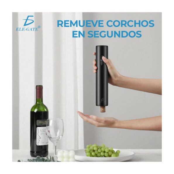 Sacacorchos Destapador De Vino Eléctrico — Mis Petates