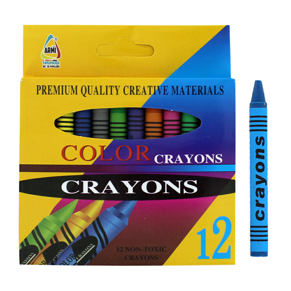 Caja con 8 crayolas pequeñas de colores / zp-0136 s-2008a / zp-0136 /  st42149