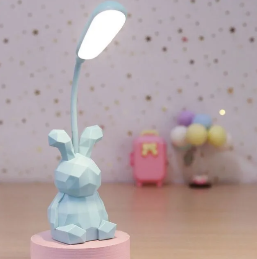 lámpara diseño de conejo