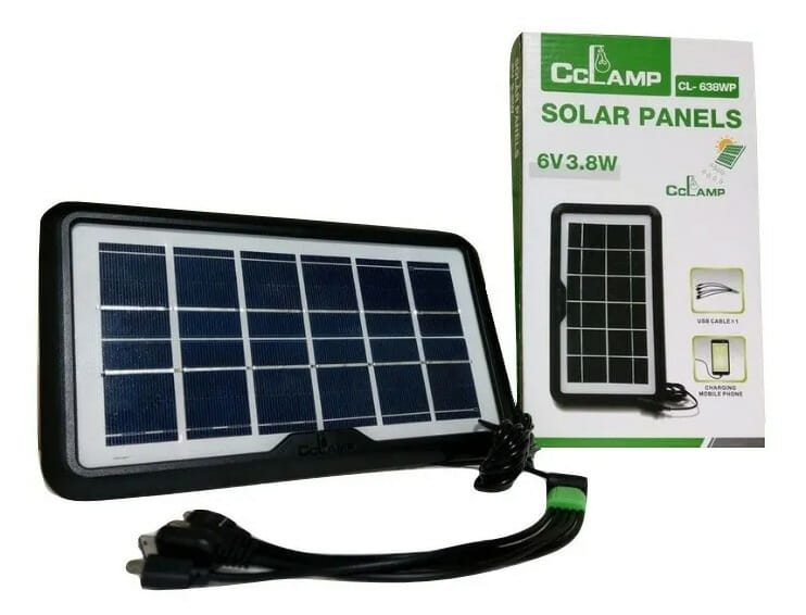  Jopwkuin Panel solar de polisilicio, panel de energía solar,  rendimiento estable, 3 W 0-600 MA, panel solar para acampar al aire libre,  RV, teléfono, laptop, tableta, cámara (3 W-blanco) : Patio