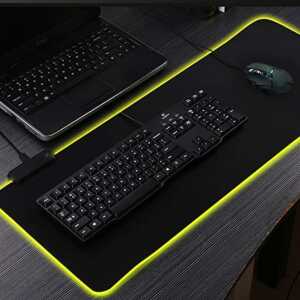 Mouse pad gamer con luz led 