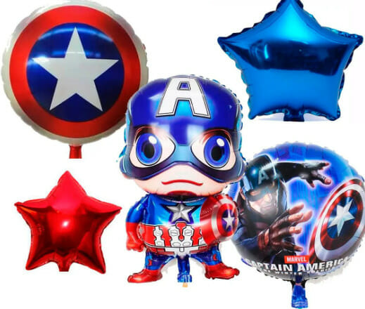 globos del capitán América