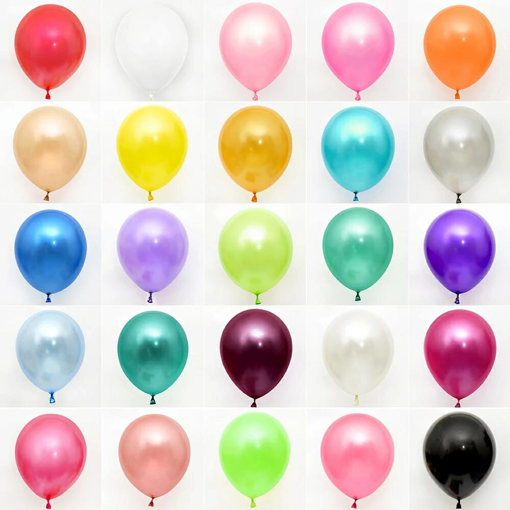 mini globos de colores