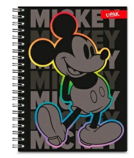 Cuaderno de raya con diseño de mickey mouse