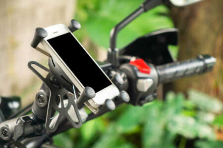 Soporte de celular para bicicleta o moto