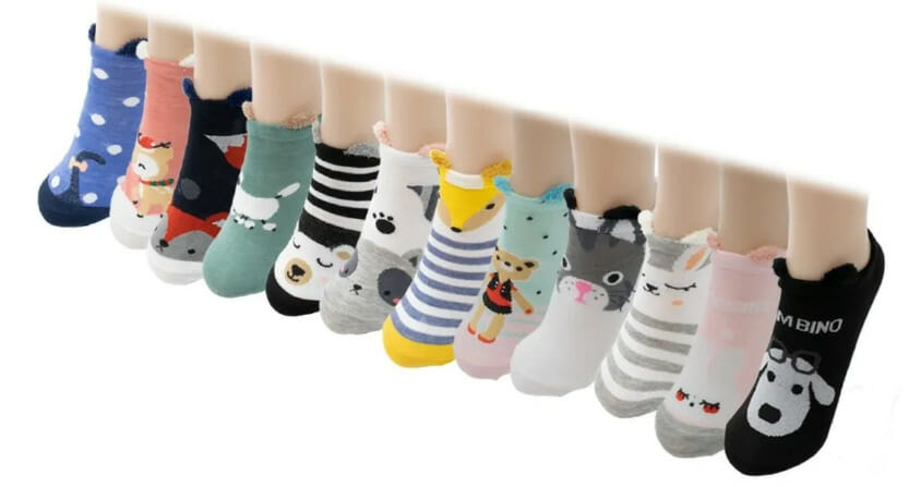 Par de calcetines con orejas y diseño de animales, variedad de diseños y  colores / sunoa / hean / amond / alina-z – Joinet
