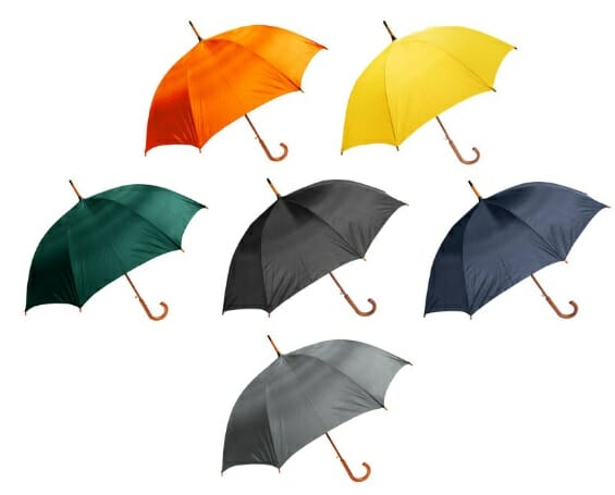 Paraguas de 8 varillas sin diseño