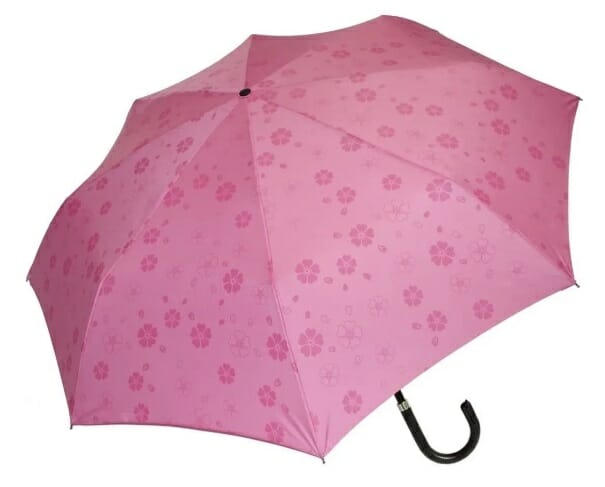 Paraguas mediano con diseño de flores
