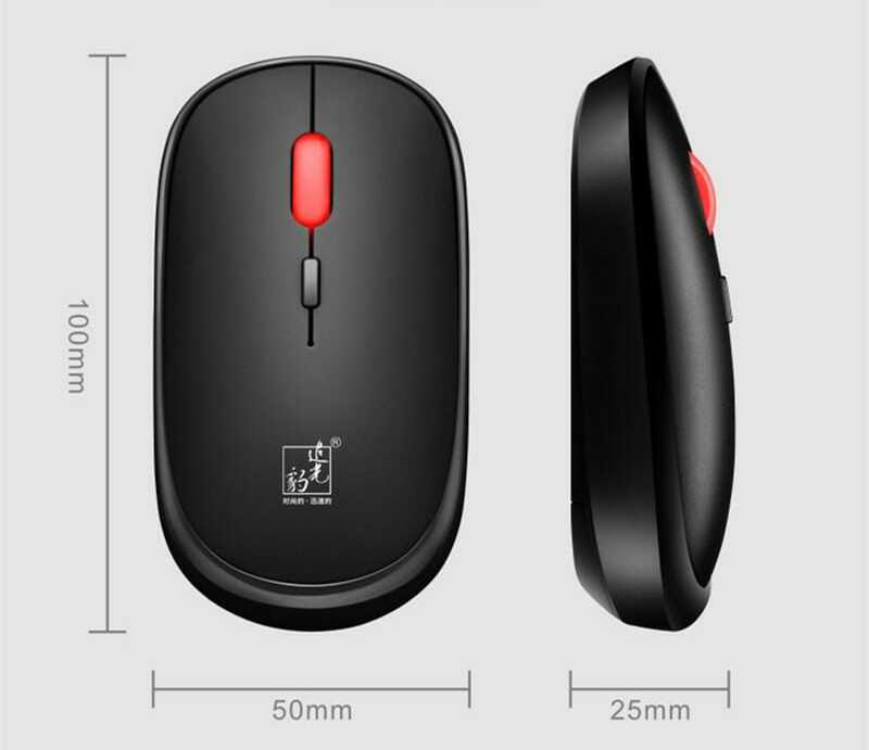 mouse inalámbrico de baterías
