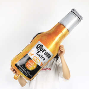 Globo con diseño botella de cerveza