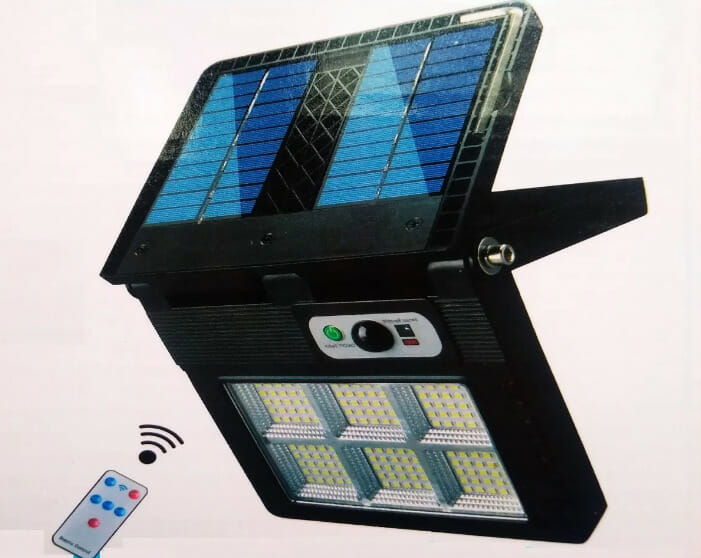 lámpara solar con sensor nocturno