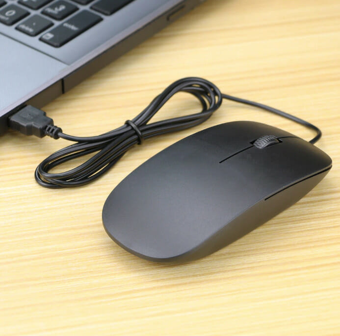 mouse con diseño ergonómico