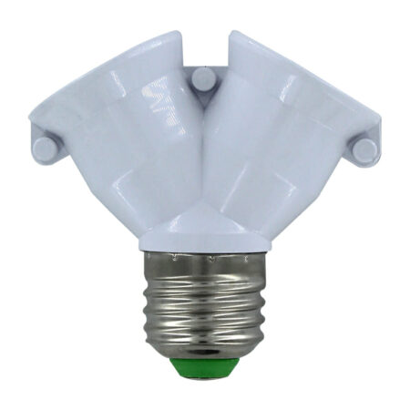 Base de soporte para lámpara de techo, paquete de 10 soportes de plástico  para lámpara de techo, soporte incandescente de plástico E26/E27, enchufe  de