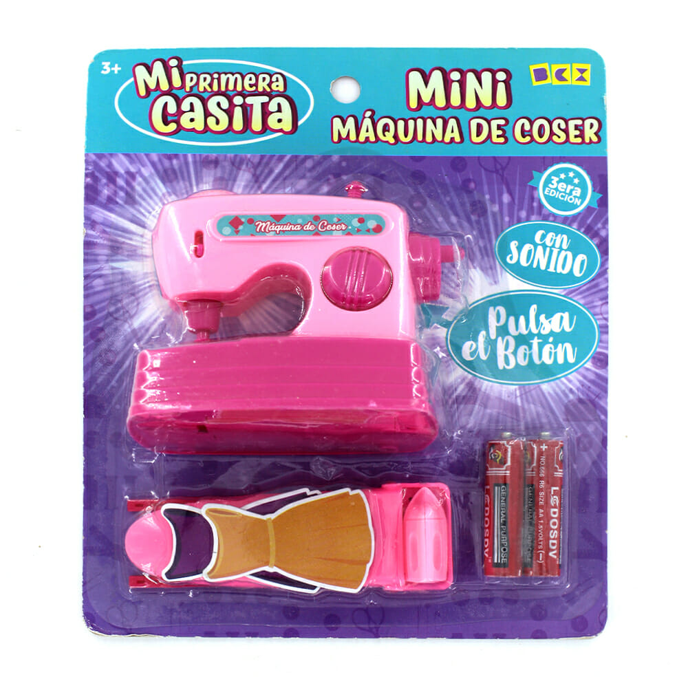 Mini juguetes de costura para niñas de 7 a 12 años, máquina de