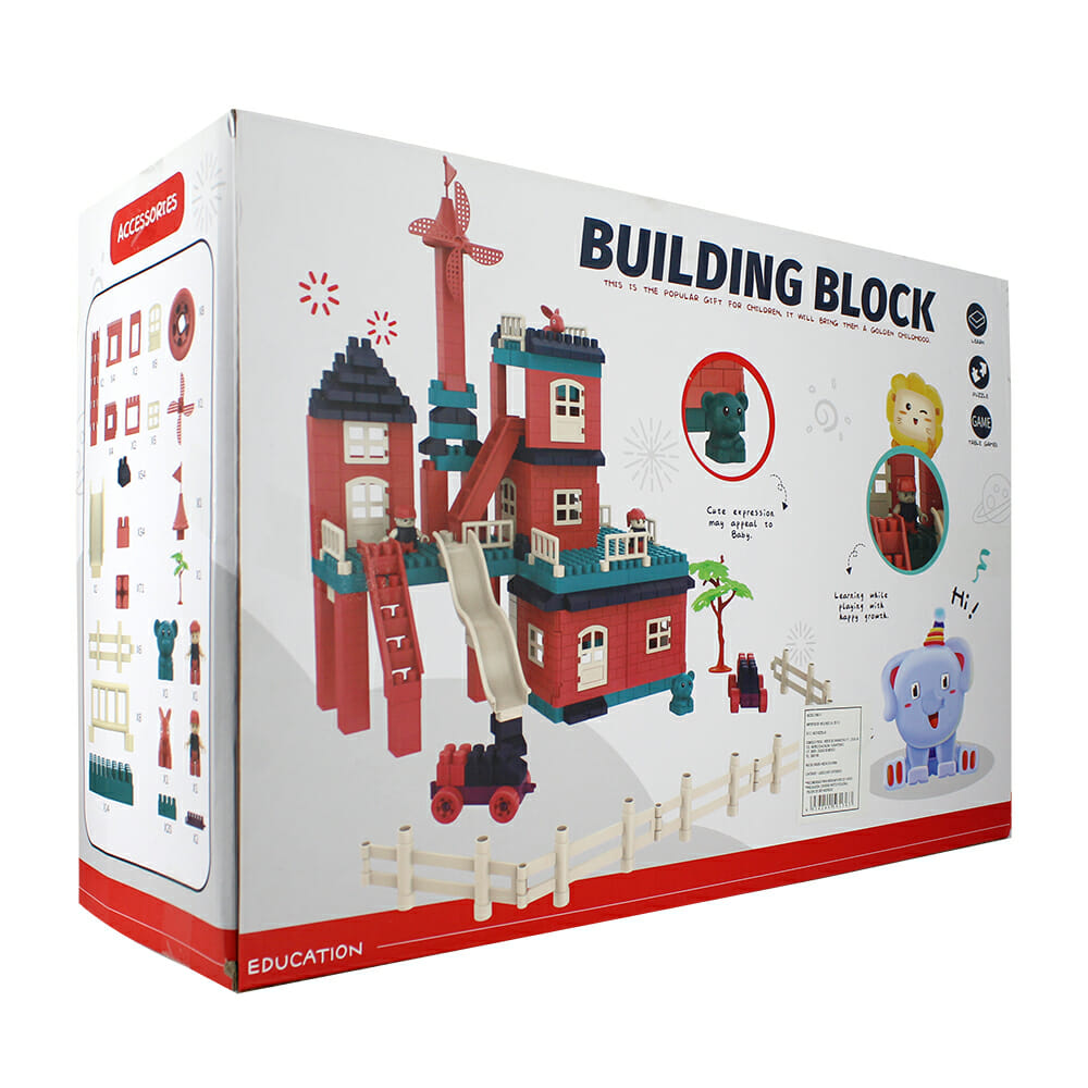 Castillo / casa armable con bloques tipo lego y accesorios / 669-73 |  