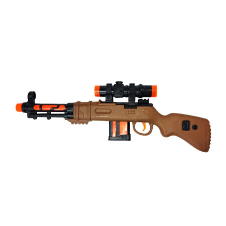 Pistola De Hidrogel Juguete Ak47 Metralleta LED + Lentes + Dardos Blanca