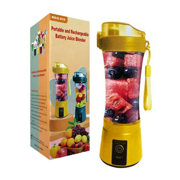 Vaso licuadora portátil juicing cup capacidad de 500ml con popote, variedad  de colores / gzd-1315