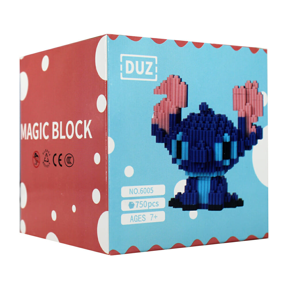 Juguete armable duz magic block de 550-750 piezas de construcción