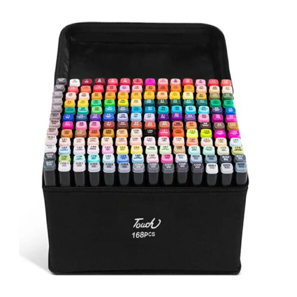 Estuche con 36 marcadores plumones touch youch youch doble punta de colores  / 36pcs / ts1836