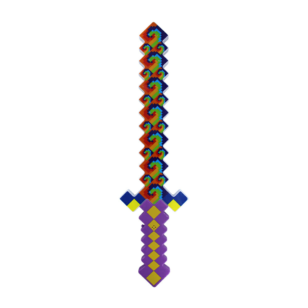 1pza Espada bicolor de plástico sonido y diseño de minecraft, variedad de  colores / y-0181-1 / a-105 – Joinet