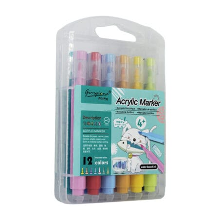 Estuche con 168 marcadores plumones touch youch youch doble punta de  colores / 168pcs / lu6092