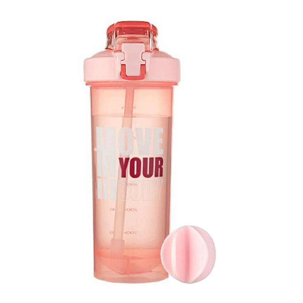  Gym Rabbit Shaker Cup 20oz – Vaso mezclador y mezclador de  proteínas (paquete de 2) (rosa/naranja) : Hogar y Cocina